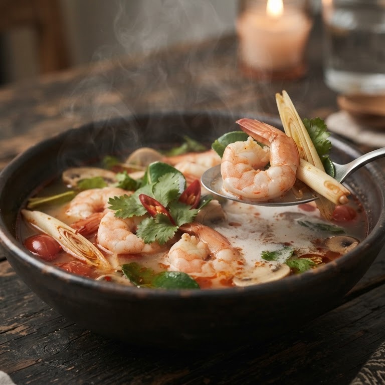 Thaise garnalensoep, tom yam kung recept