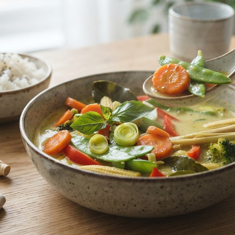 Thaise groentencurry recept