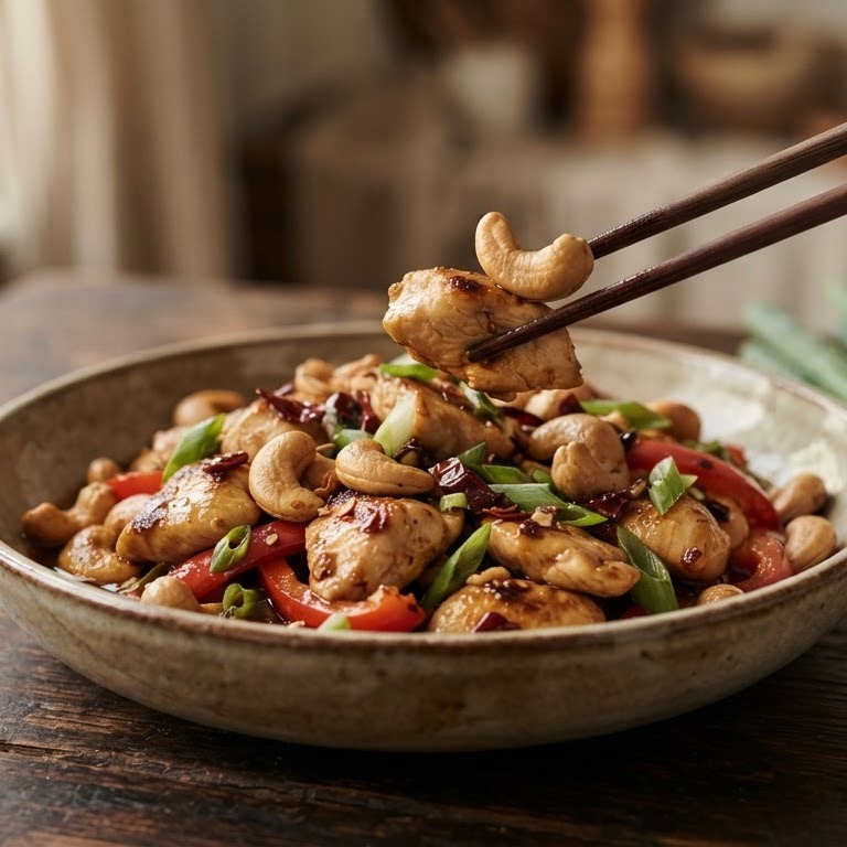 Thaise kip cashew recept