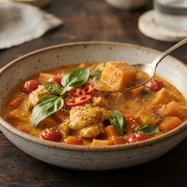 Thaise kipcurry recept