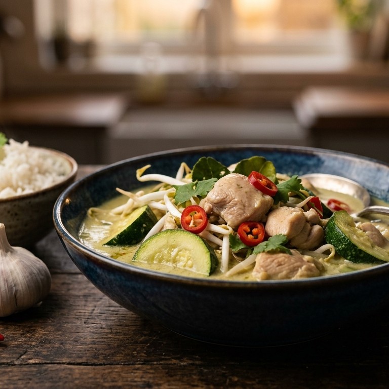 Thaise kipkerrie recept