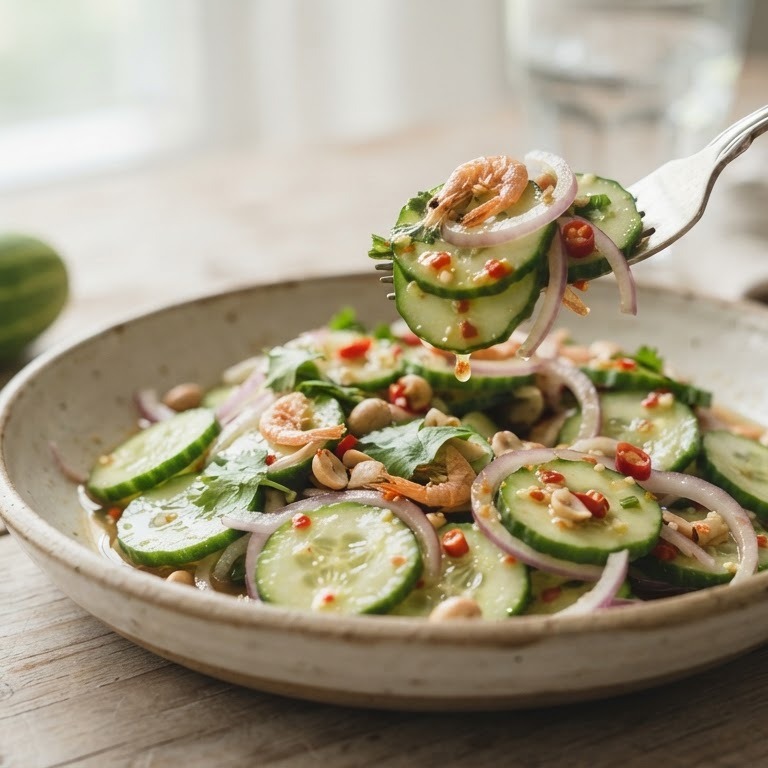Thaise Komkommersalade recept