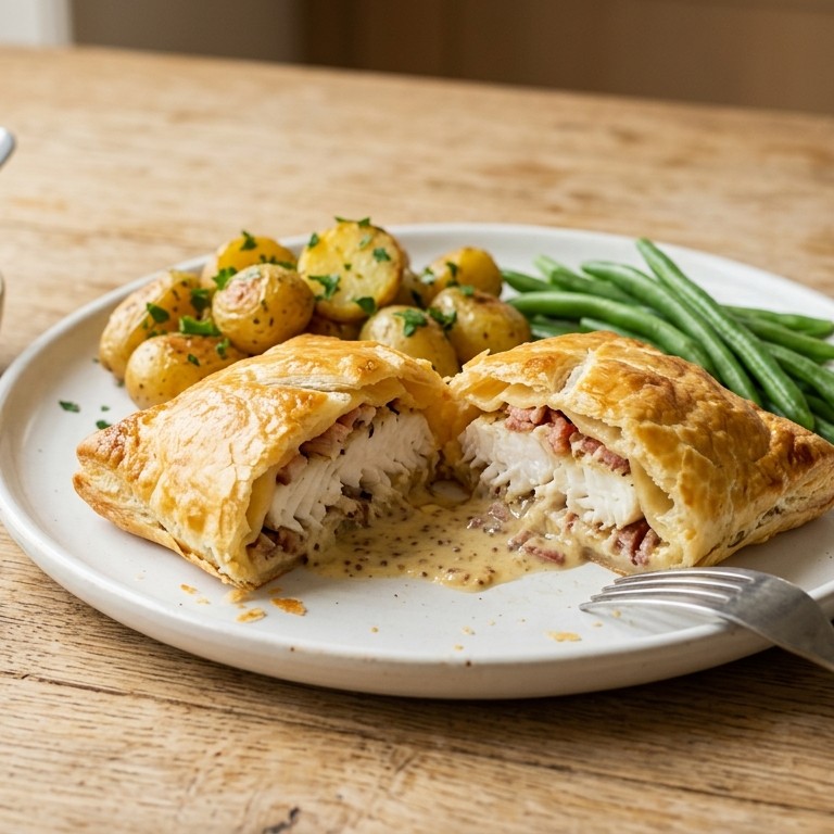 Tilapia met bladerdeeg recept