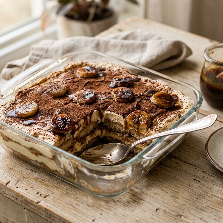 Tiramisu met bananen recept
