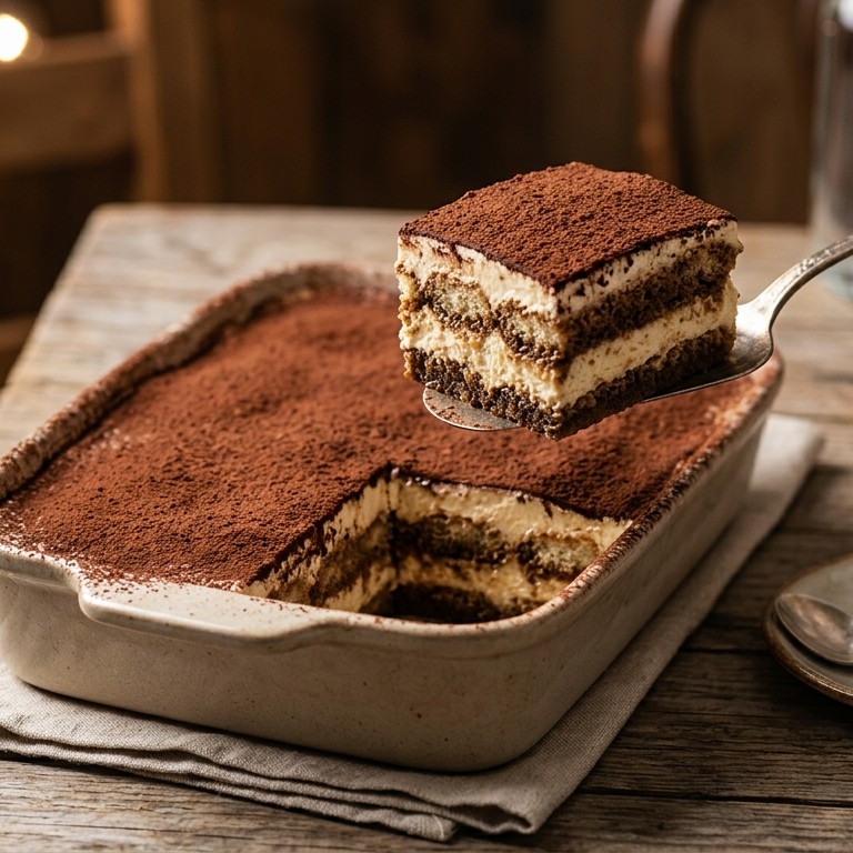 Tiramisu (origineel recept zonder drank) recept
