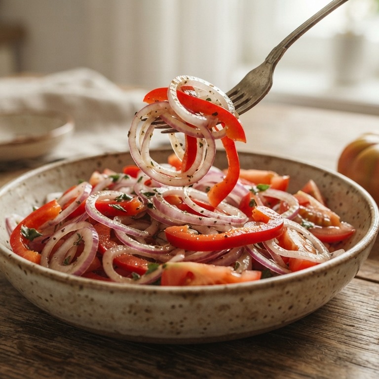 Tjollo- Tjollo (Molukse) zoet-zure salade voor bijvoorbeeld Indonesische rijsttafels recept