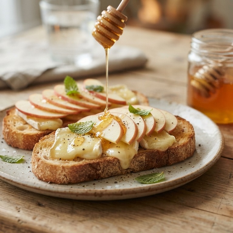 Toast met Brie & Honing recept