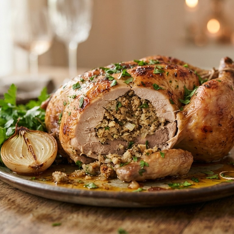 Toltott csirke ( Gevulde kip ) recept