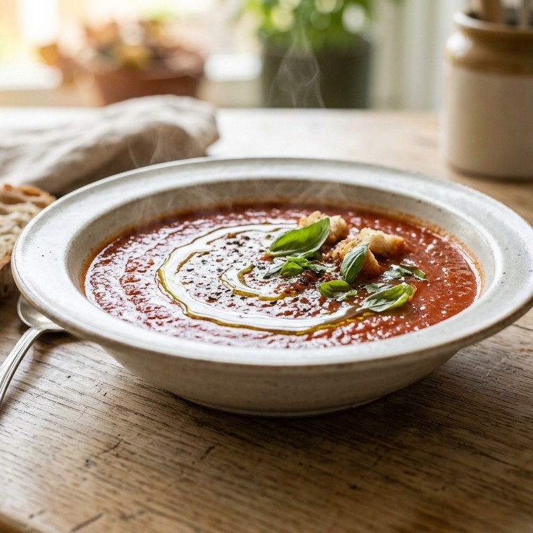 Tomaten-basilicumsoep recept