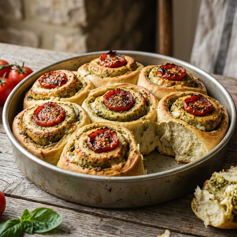 Tomaten-broodrolletjes recept