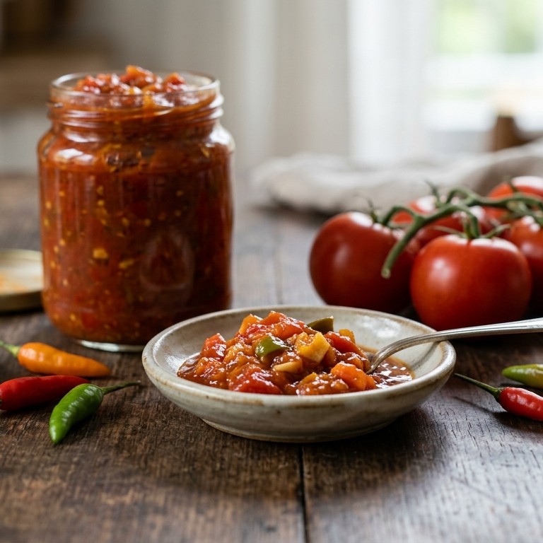 Tomaten chutney sambal recept