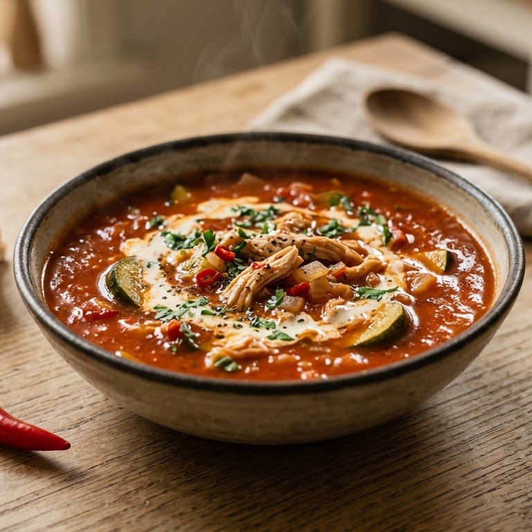 Tomaten-courgettensoep recept