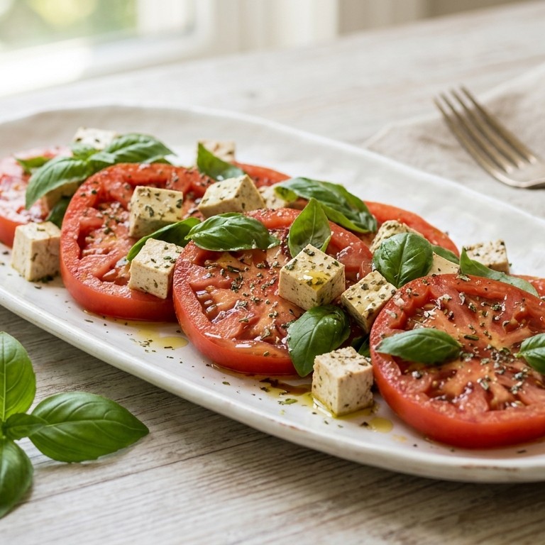 Tomaten tofu salade recept