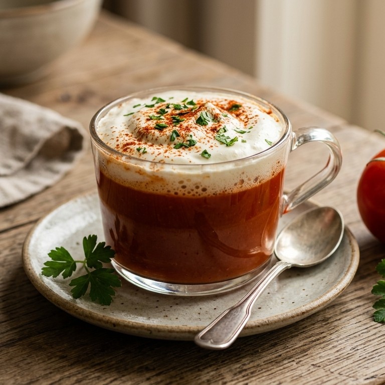 Tomatencappuccino recept