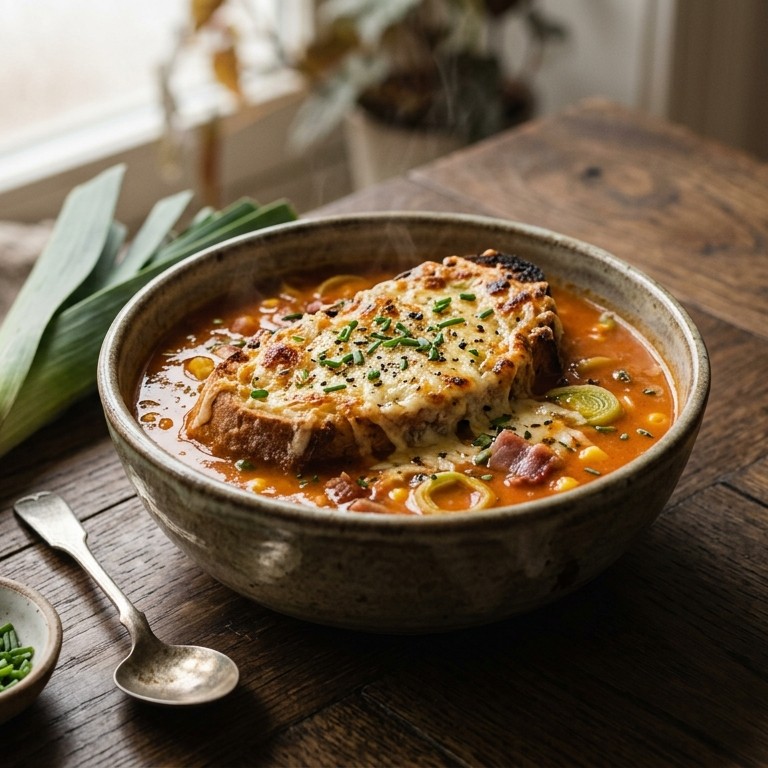 Tomatencrèmesoep au gratin recept