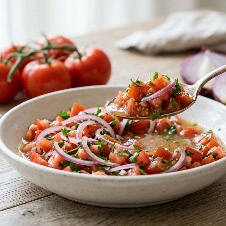 Tomatensalsa (friszoet) recept