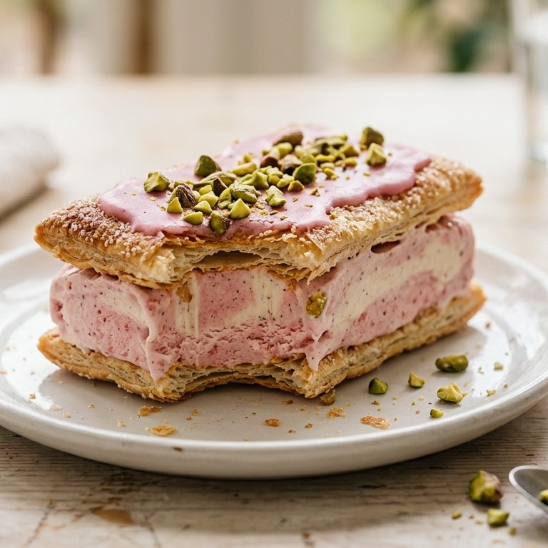 Tompouce van ijs recept
