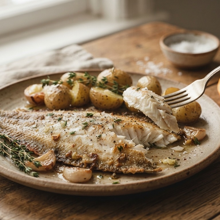 Tong met knoflook en tijm recept