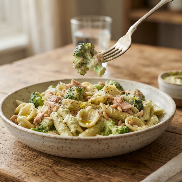 Toni's brocoli pasta recept