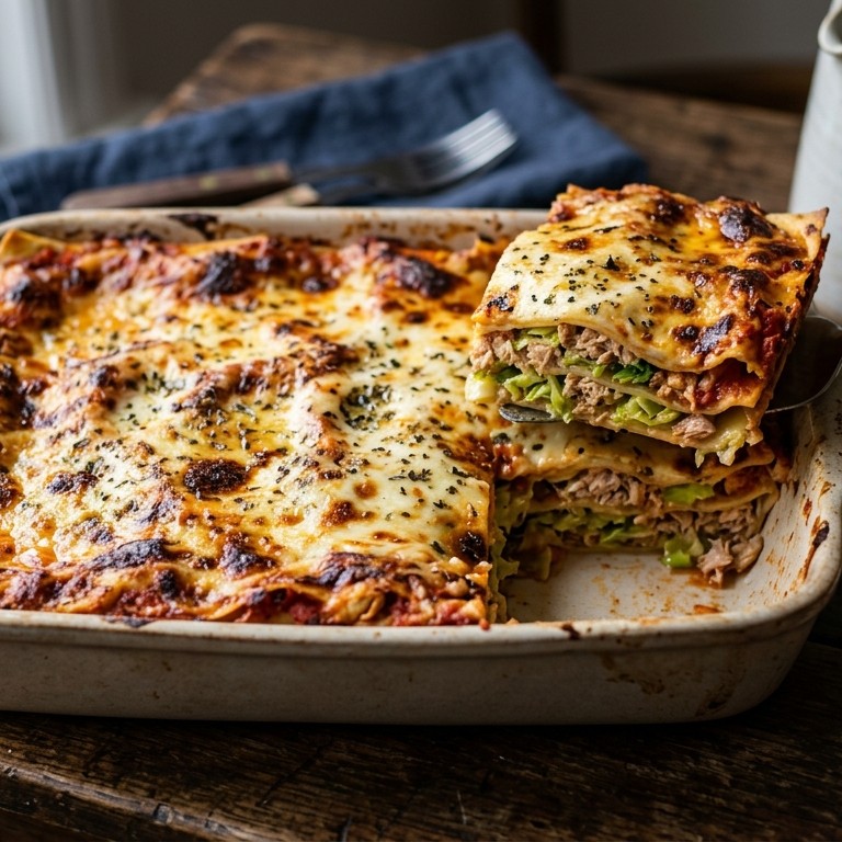 Tonijn lasagne recept