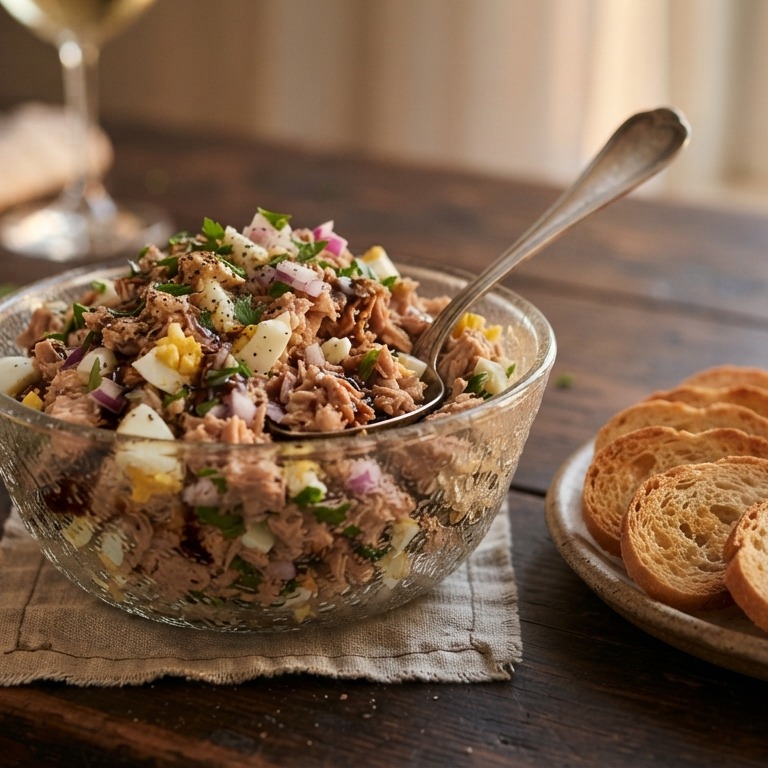 Tonijn-of zalm salade recept