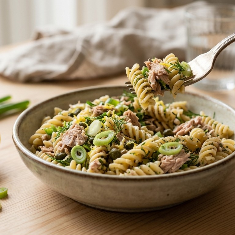 Tonijn pasta salade recept