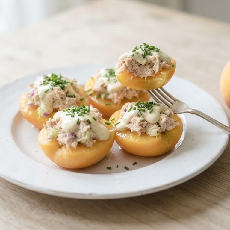 Tonijn perzik recept
