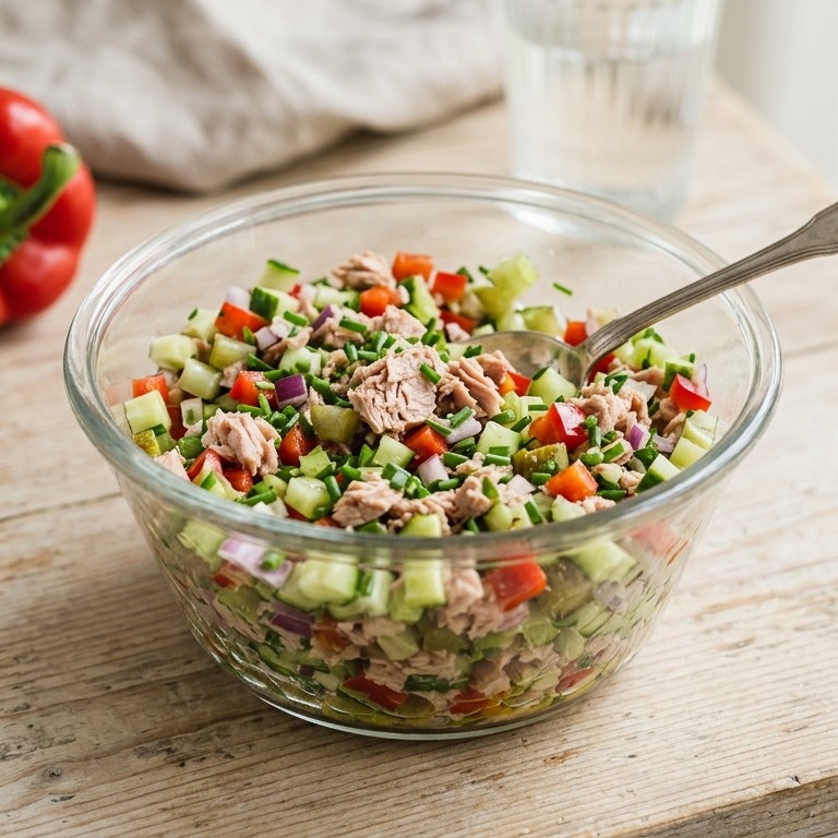 Tonijn rauwkostsalade recept