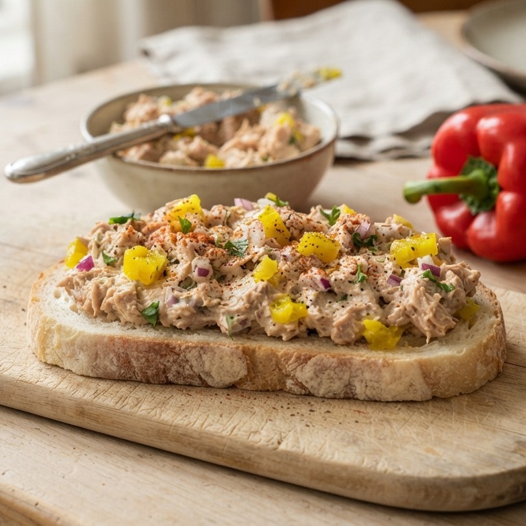 Tonijn salade ( voor op brood) recept