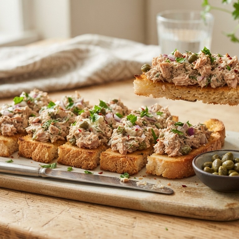 Tonijn voor op toast recept