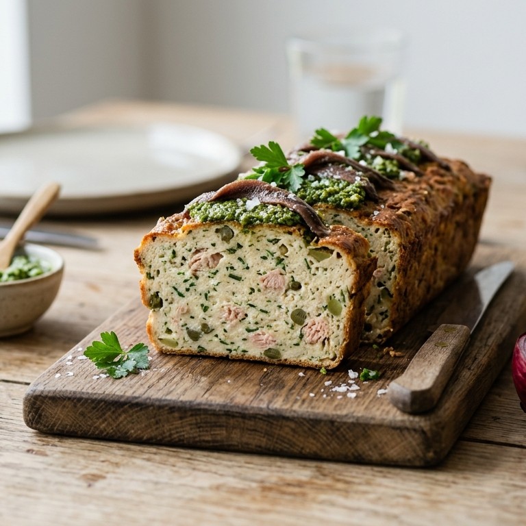 Tonijnbrood met groene pesto recept