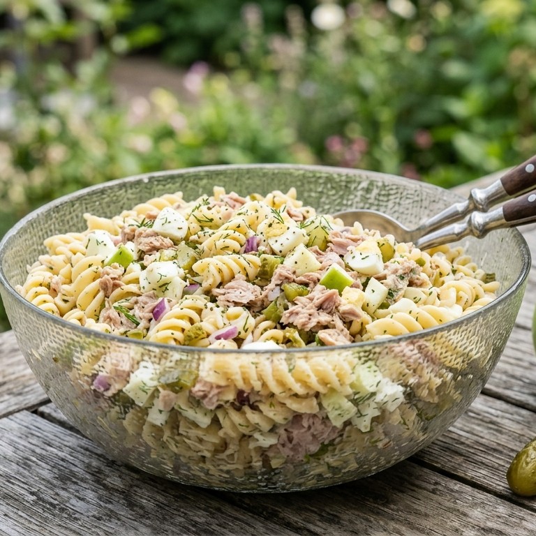 Tonijnpastasalade recept