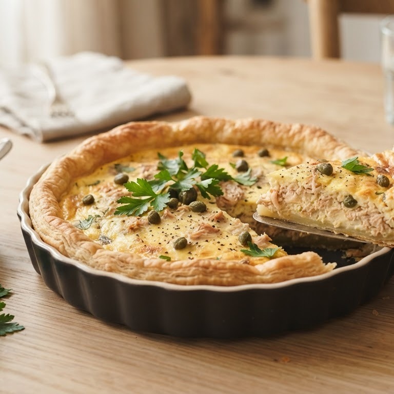 Tonijnquiche recept