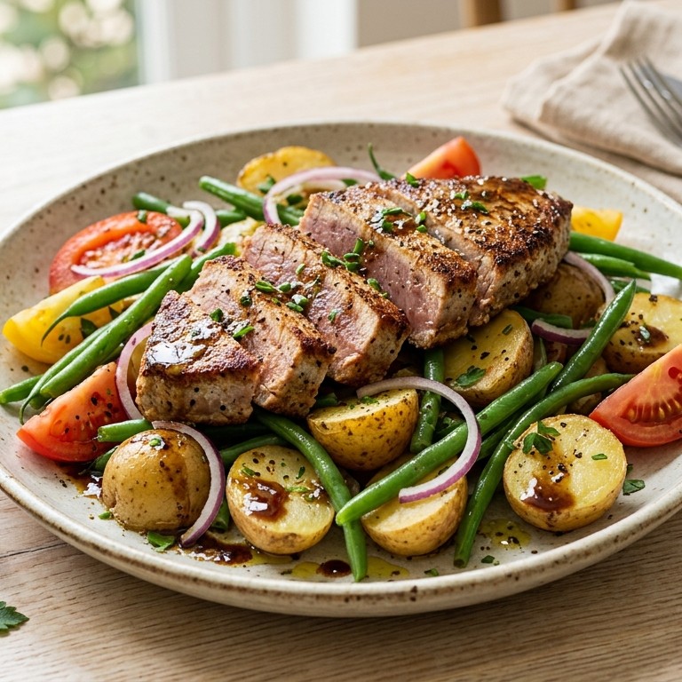 Tonijnsalade met balsamicodressing recept