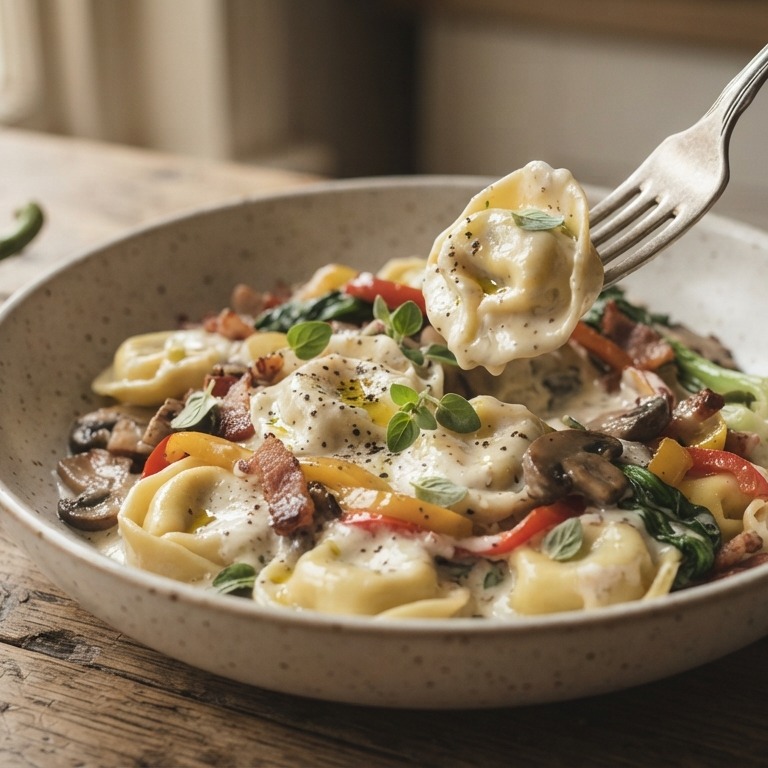 Tortelli met boursin recept