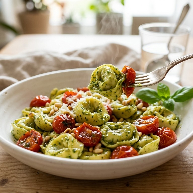 Tortellini met cherrytomaatjes recept