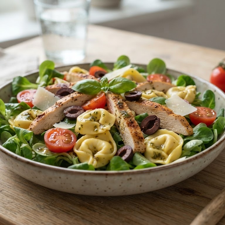 Tortelloni-kip-salade recept