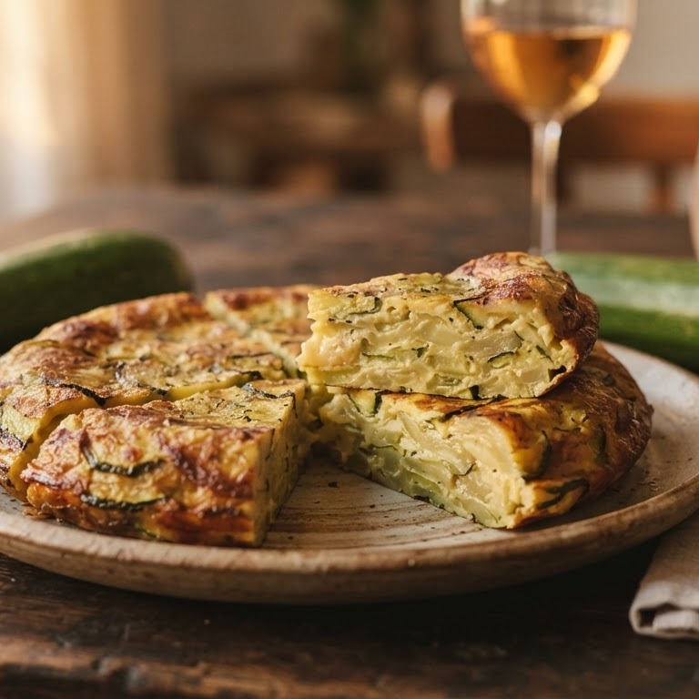 Tortilla met courgette recept
