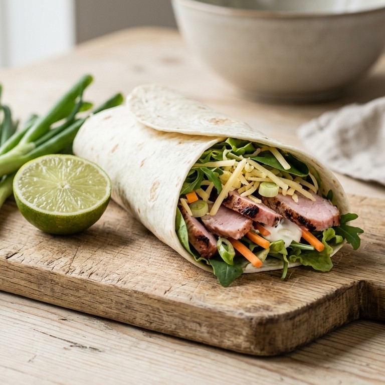 Tortilla met sla recept