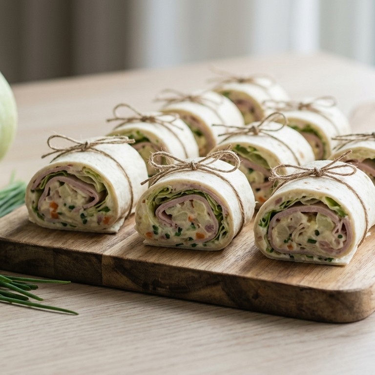 Tortillawraps met boerensalade recept
