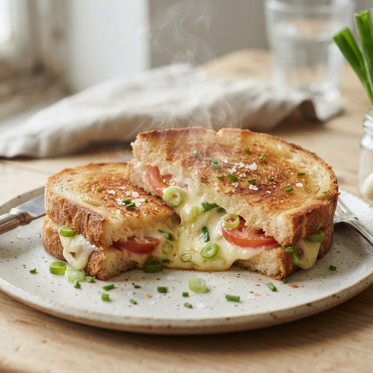 Tosti roomkaas met bosui recept