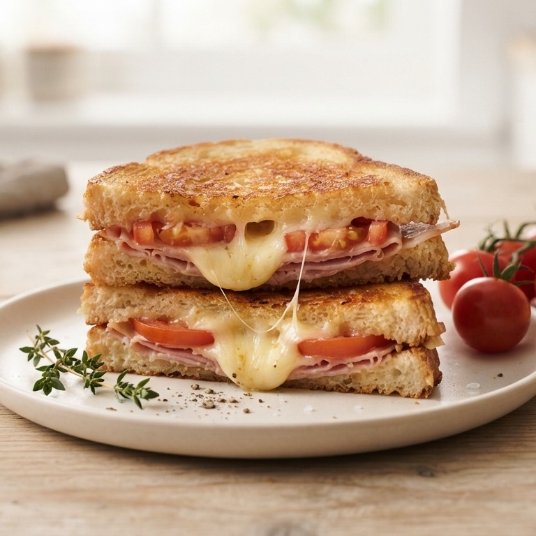 Tosti tomaat-ham-kaas recept