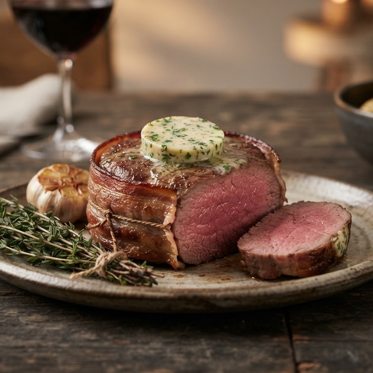 Tournedos met spek recept