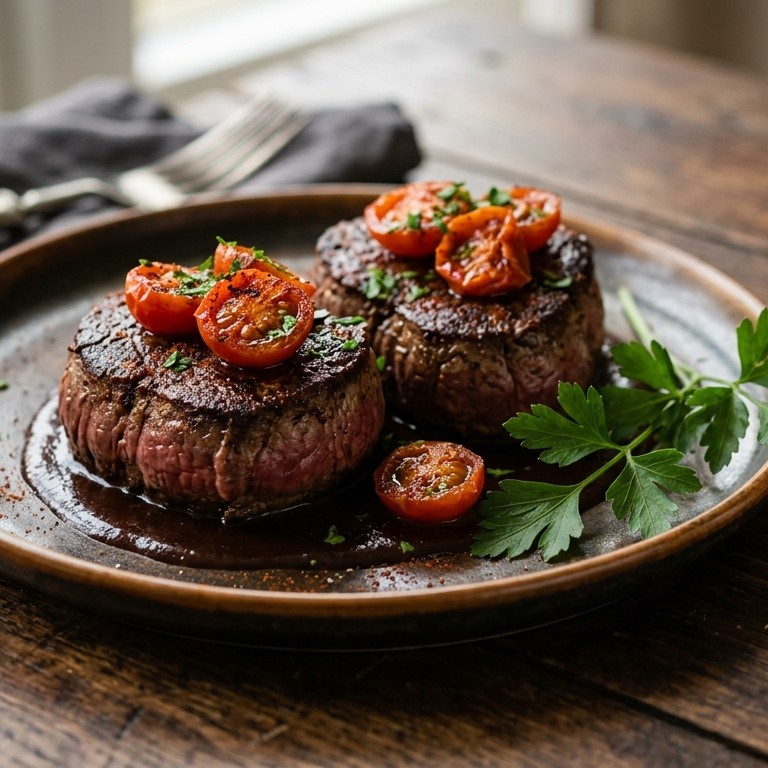 Tournedos met tomaten recept