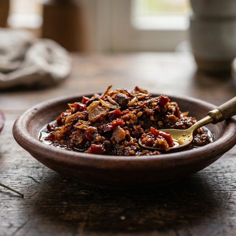 Trassi sambal gebakken in olie recept