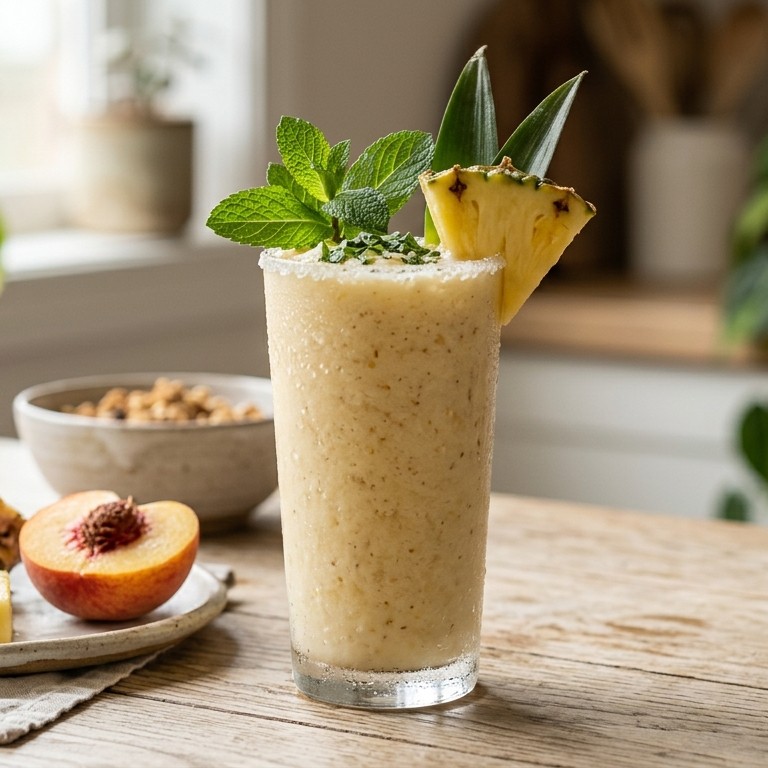 Tropical smoothie met munt recept