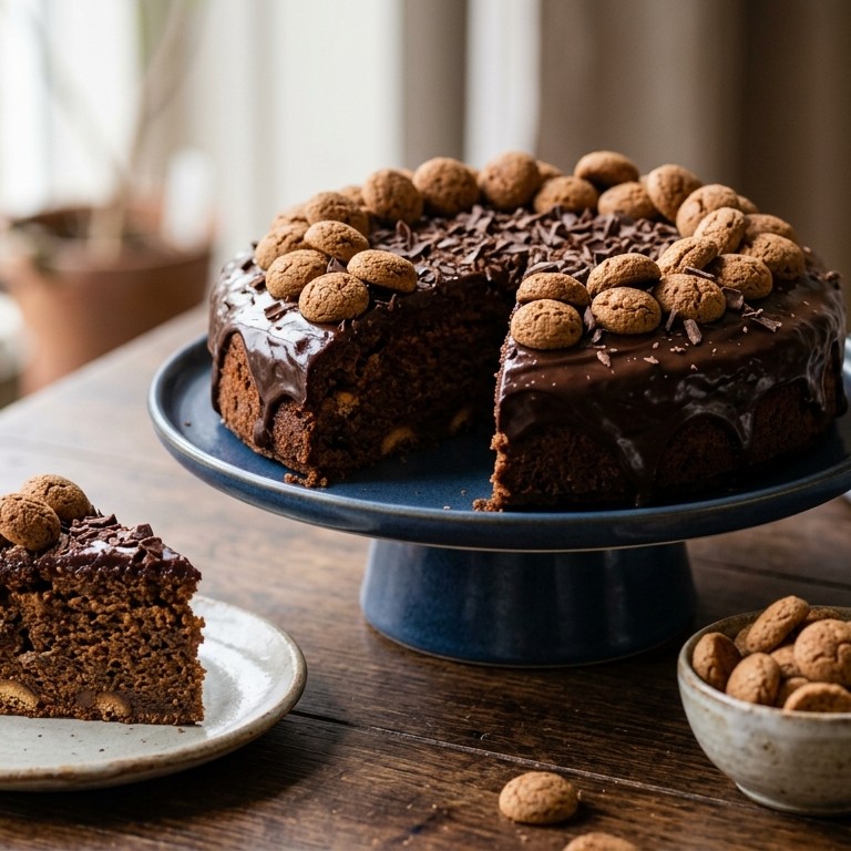 Truffelpepernoten taart recept