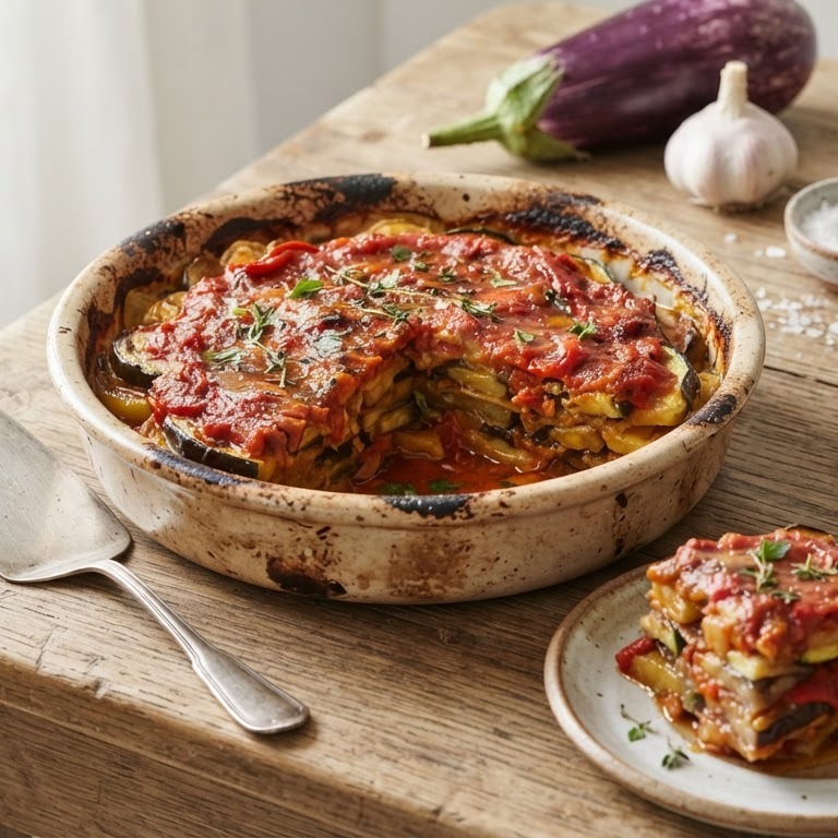 Tumbet: aubergineschotel recept