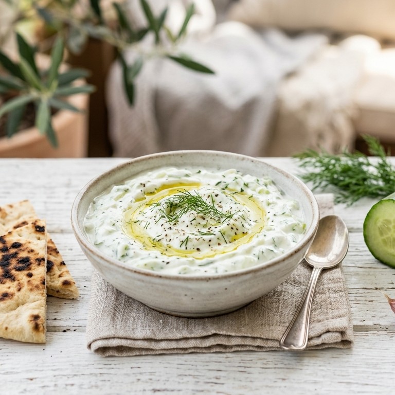 Tzatziki (voor 2 personen) recept