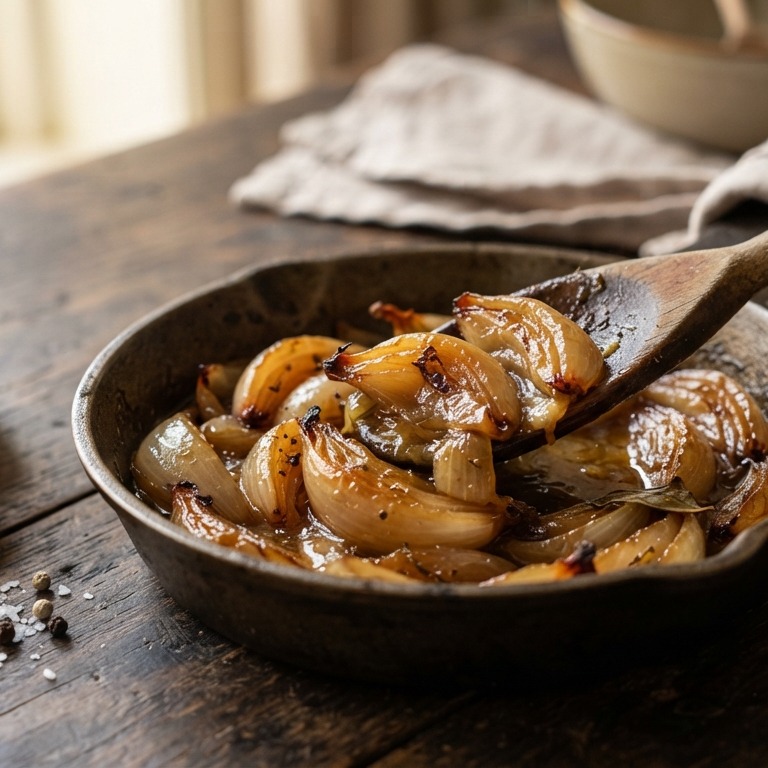 Uien gestoofd recept
